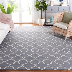 Safavieh Chatham Dark Grey Contemporary Rug - 7'6&quot x 9'6&quot