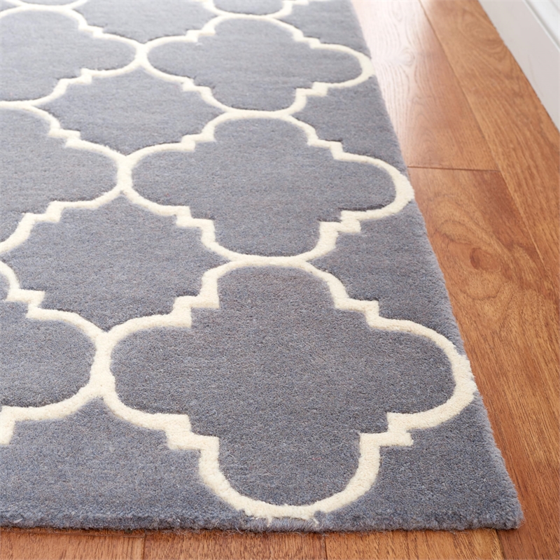 Safavieh Chatham Dark Grey Contemporary Rug - 11' x 15'