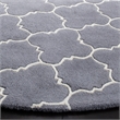 Safavieh Chatham Dark Grey Contemporary Rug - Round 9'