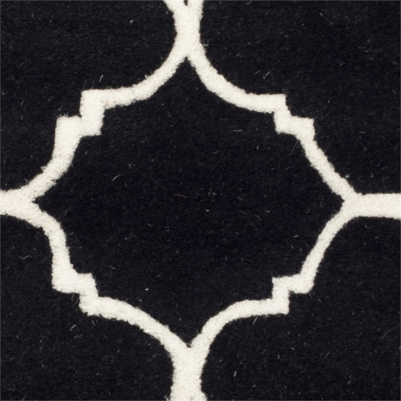Safavieh Chatham Black Contemporary Rug - Runner 2'3