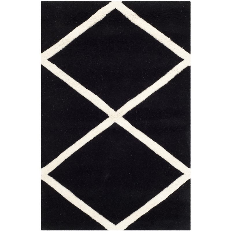 Safavieh Chatham Black Contemporary Rug - Runner 2'3