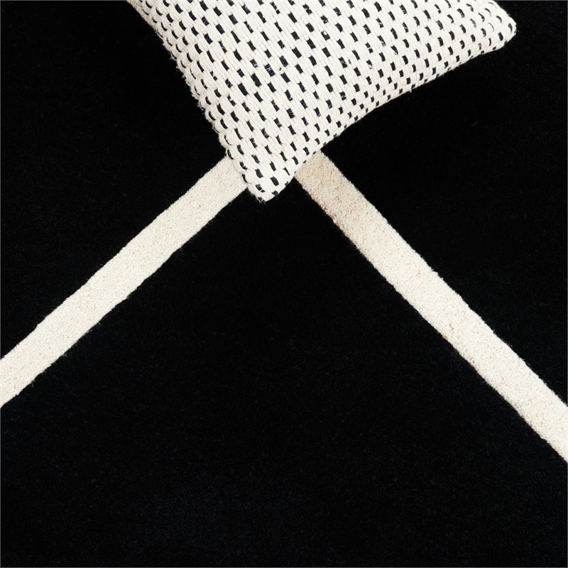 Safavieh Chatham Black Contemporary Rug - Runner 2'3