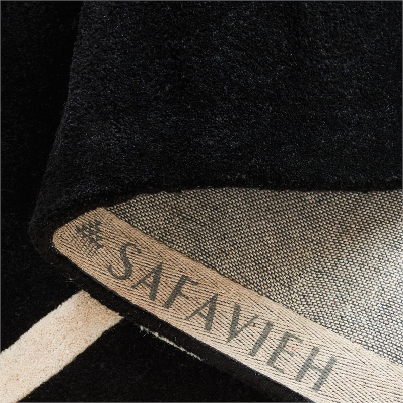 Safavieh Chatham Black Contemporary Rug - Runner 2'3