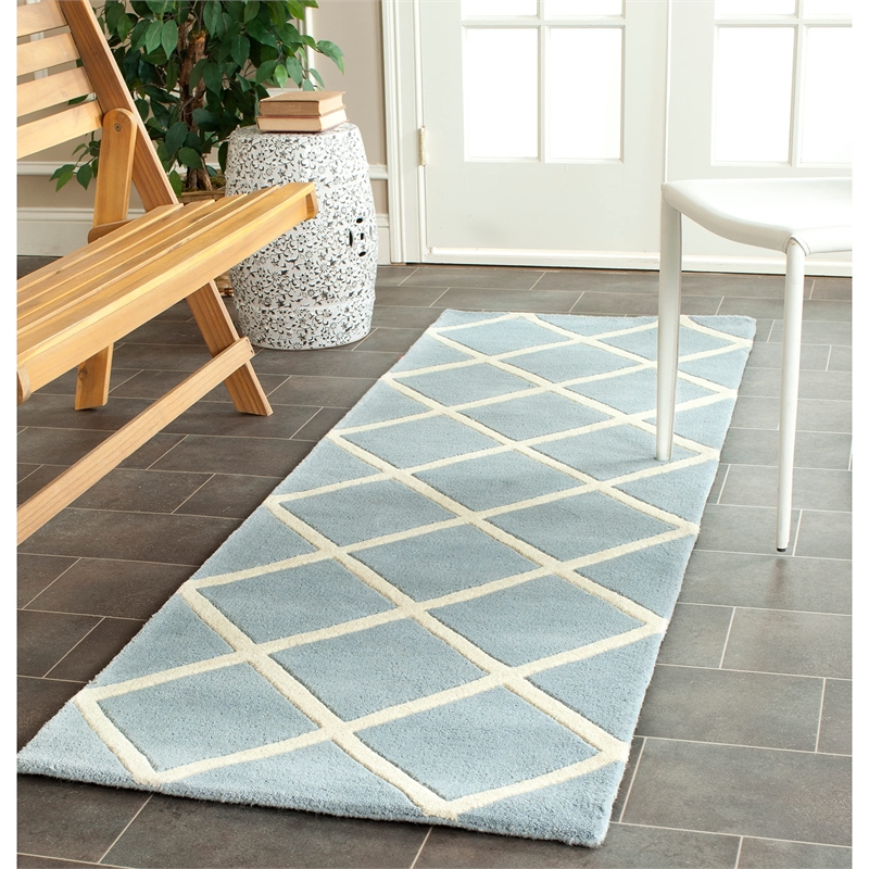 Safavieh Chatham Black Contemporary Rug - Runner 2'3