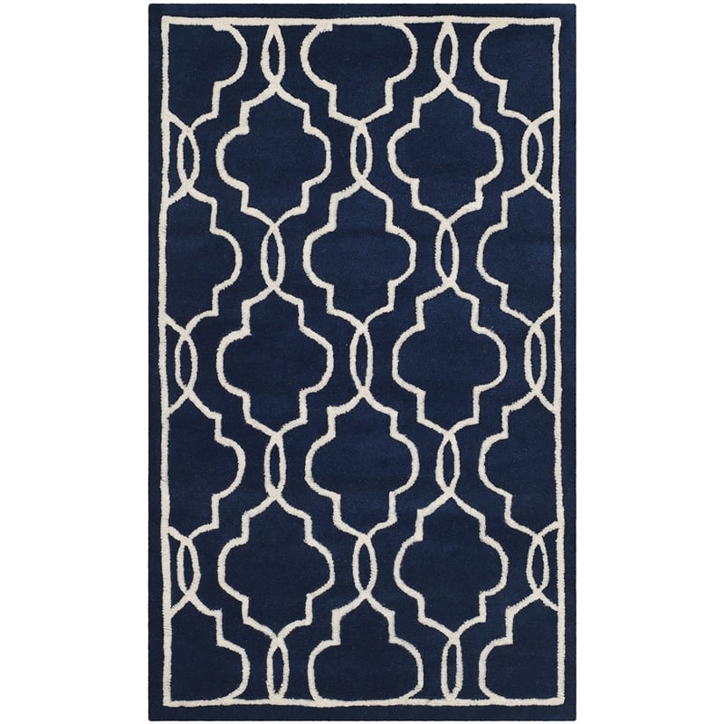 Safavieh Chatham Dark Blue Contemporary Rug - 3' x 5'