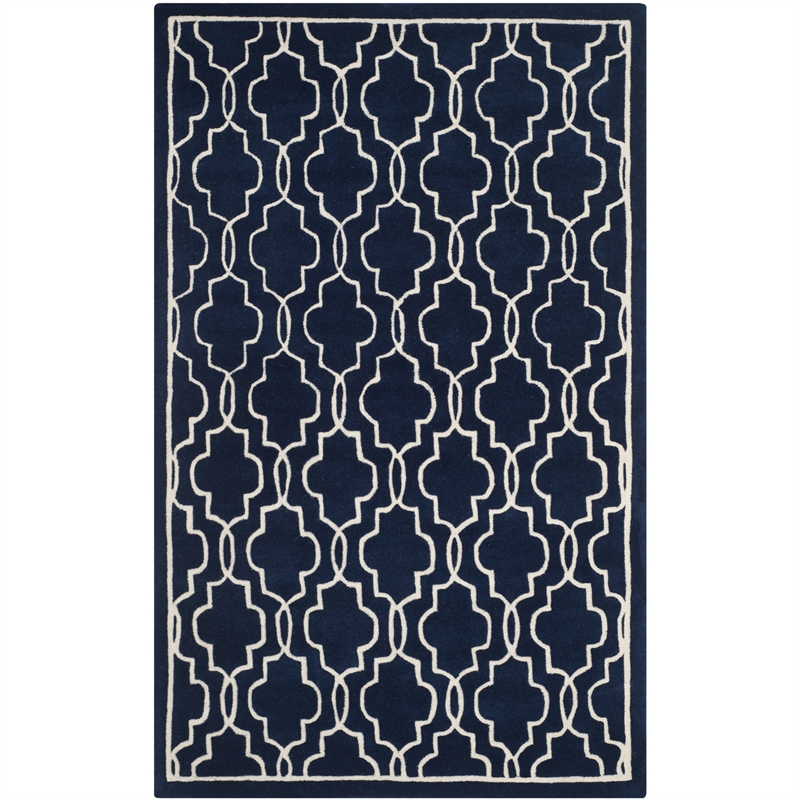 Safavieh Chatham Dark Blue Contemporary Rug - 6' x 9'