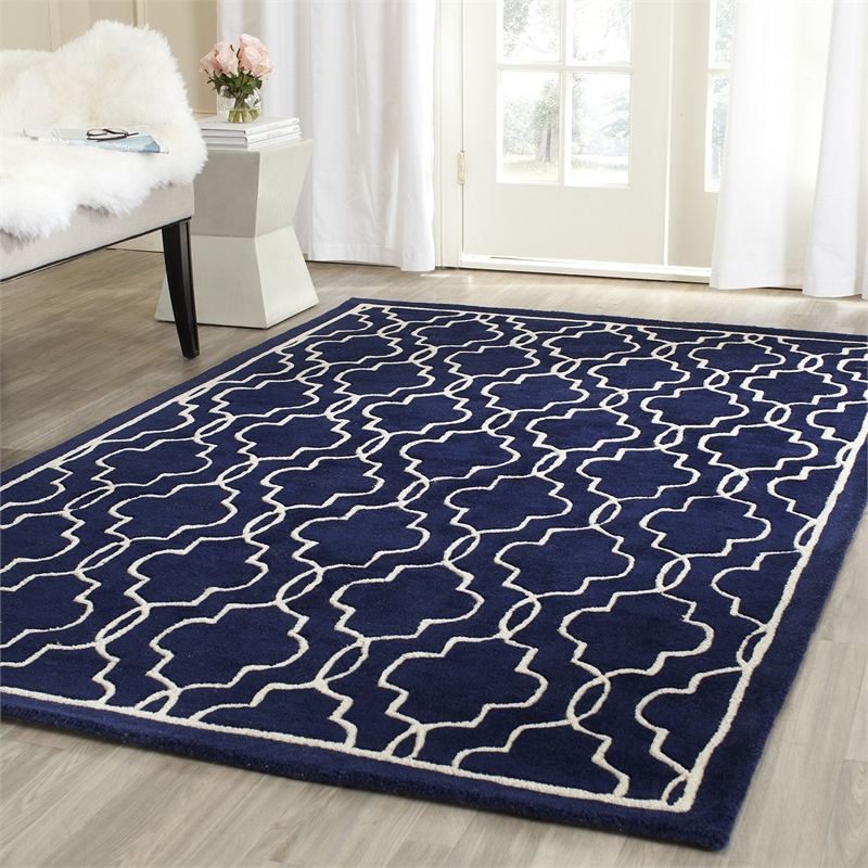 Safavieh Chatham Dark Blue Contemporary Rug - 8' x 10'
