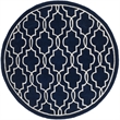 Safavieh Chatham Dark Blue Contemporary Rug - Round 5'