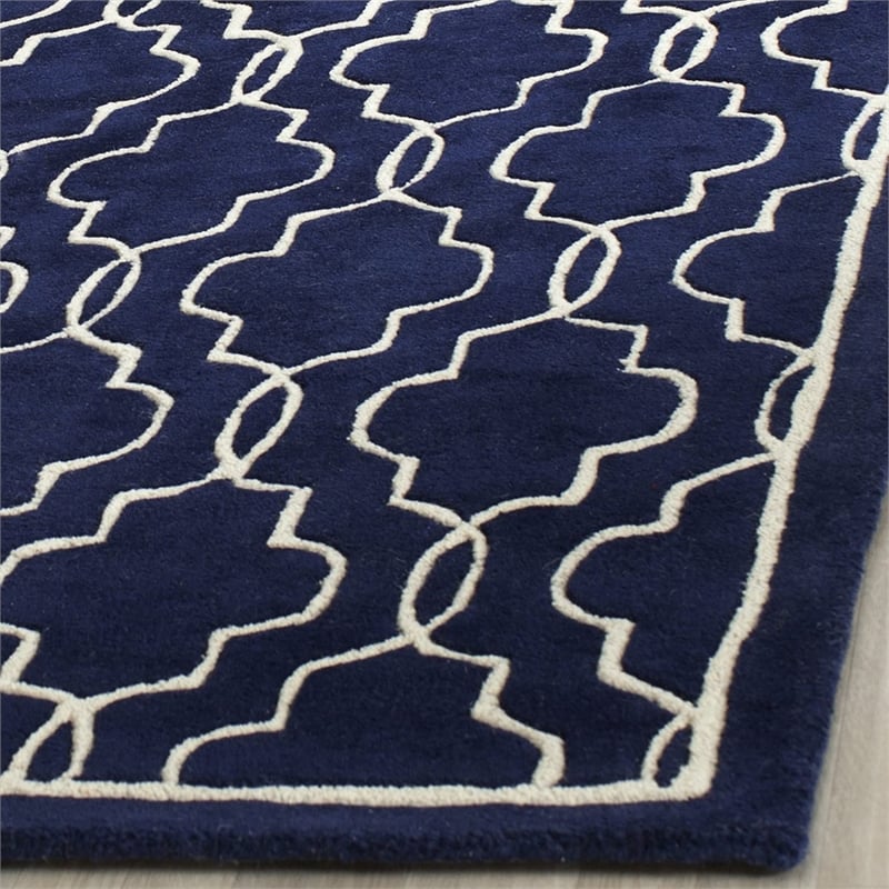 Safavieh Chatham Dark Blue Contemporary Rug - Runner 2'3