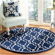 Safavieh Chatham Dark Blue Contemporary Rug - Runner 2'3