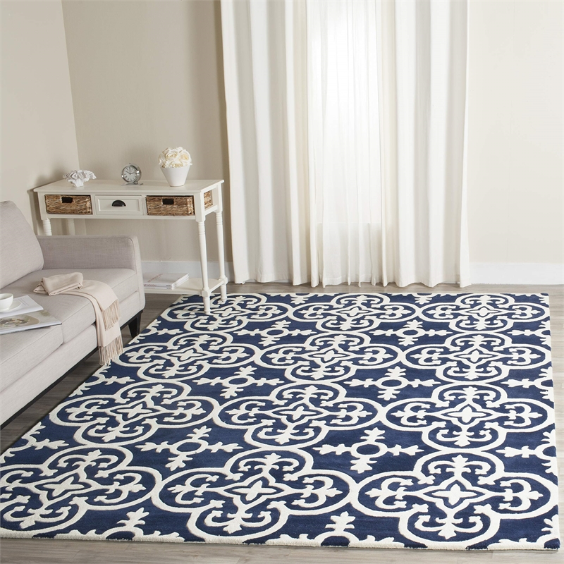 Safavieh Chatham Dark Blue Contemporary Rug - 3' x 5'