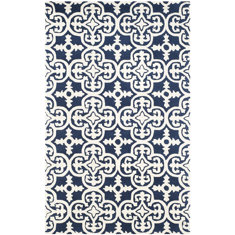 Safavieh Chatham Dark Blue Contemporary Rug - 6' x 9'