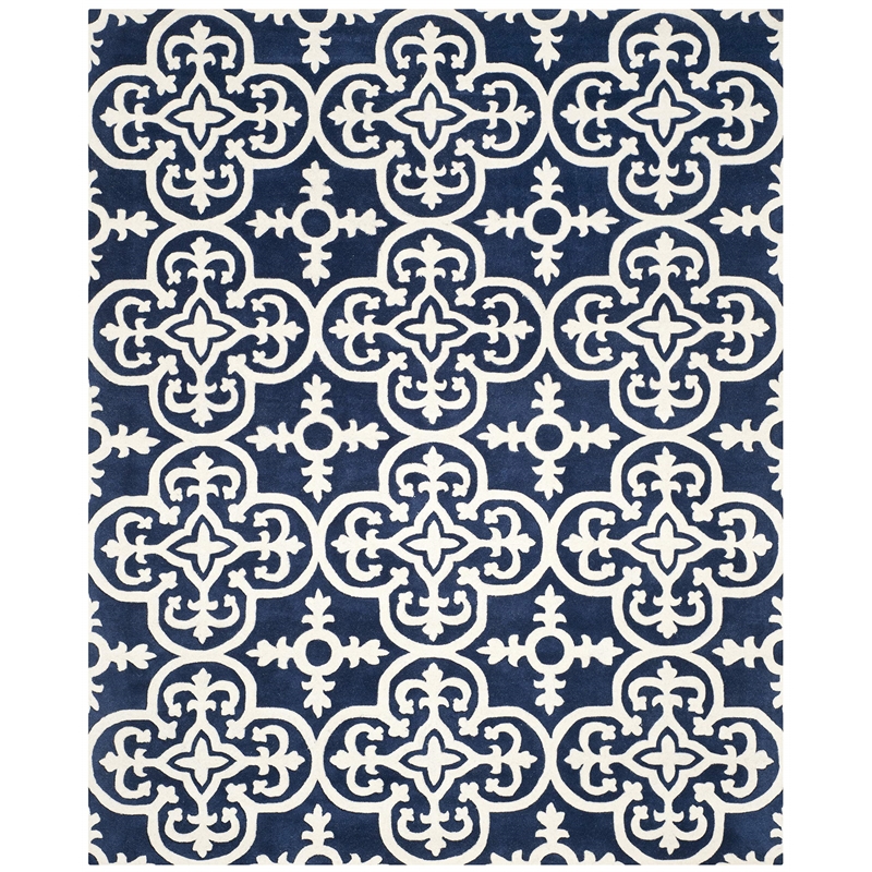 Safavieh Chatham Dark Blue Contemporary Rug - 8' x 10'