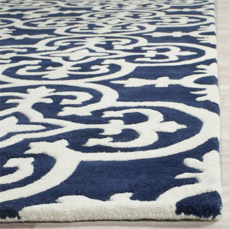 Safavieh Chatham Dark Blue Contemporary Rug - 8' x 10'