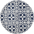 Safavieh Chatham Dark Blue Contemporary Rug - Round 5'