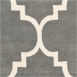 Safavieh Chatham 5' X 8' Wool Hand Tufted Rug In Dark Gray And Ivory