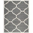 Safavieh Chatham 8' X 10' Wool Hand Tufted Rug In Dark Gray And Ivory