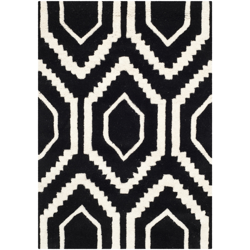 Safavieh Chatham Black Contemporary Rug - 2' x 3'