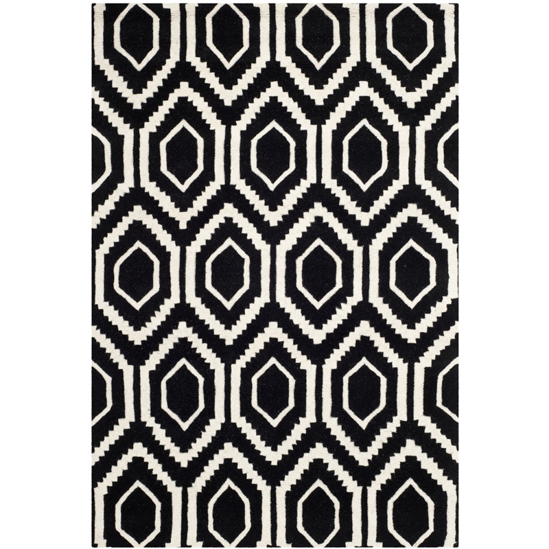 Safavieh Chatham Black Contemporary Rug - 4' x 6'
