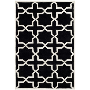 Safavieh Chatham Black Contemporary Rug - 4' x 6'