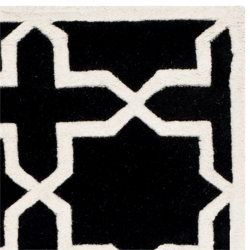 Safavieh Chatham Black Contemporary Rug - Runner 2'3