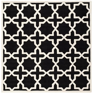 Safavieh Chatham Black Contemporary Rug - Square 8'9&quot