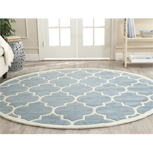 Safavieh Chatham Blue Contemporary Rug - Round 7'