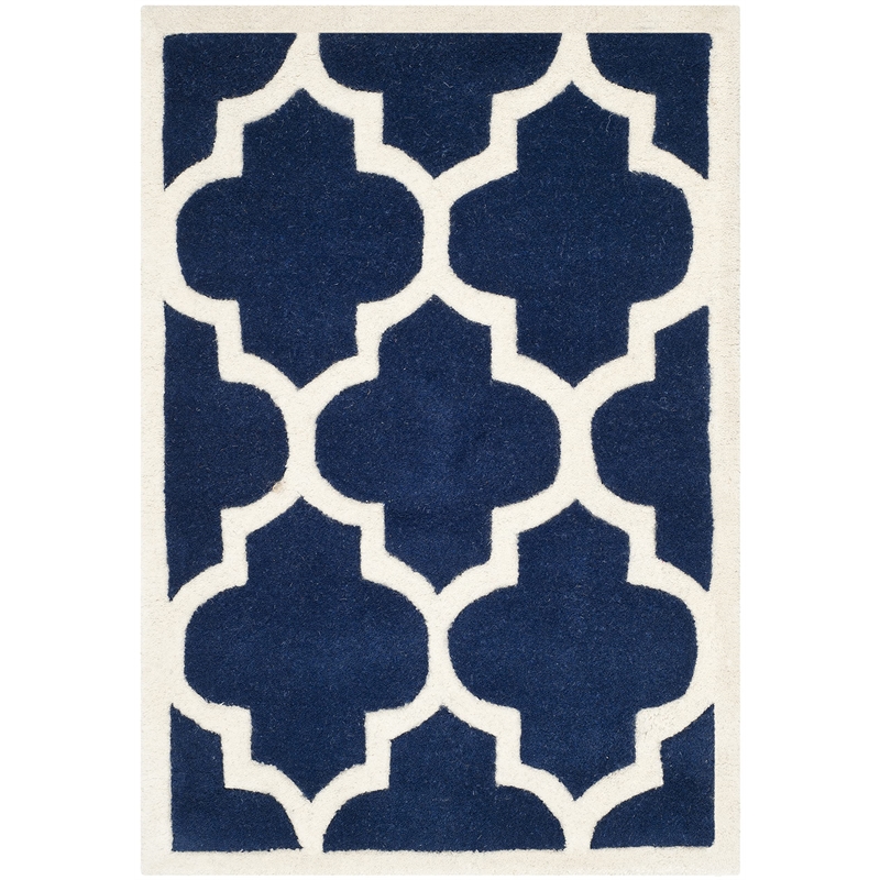 Safavieh Chatham Dark Blue Contemporary Rug - 2' x 3'