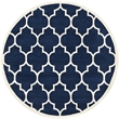 Safavieh Chatham Dark Blue Contemporary Rug - Round 5'