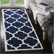 Safavieh Chatham Dark Blue Contemporary Rug - Runner 2'3