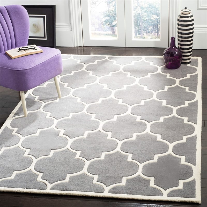 Safavieh Chatham Dark Grey Contemporary Rug - 7'6