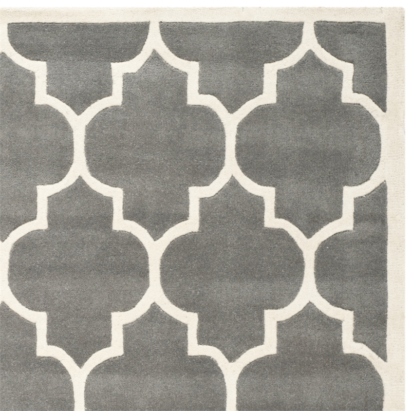 Safavieh Chatham Dark Grey Contemporary Rug - Square 7'