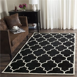 Safavieh Chatham Black Contemporary Rug - Square 8'9&quot