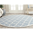 Safavieh Chatham Blue Contemporary Rug - Round 7'
