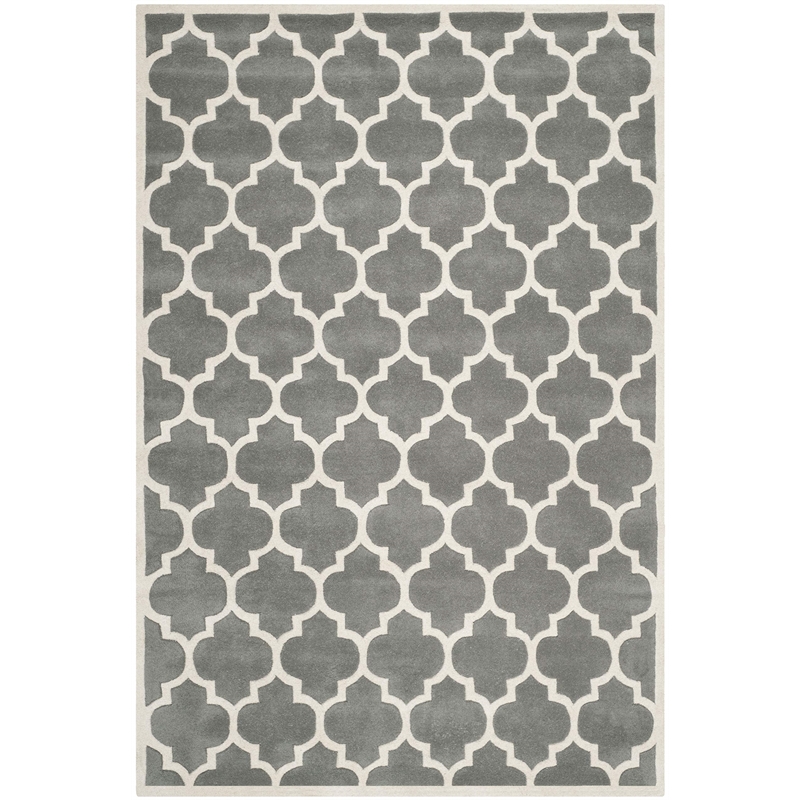 Safavieh Chatham Dark Grey Contemporary Rug - 5' x 8'