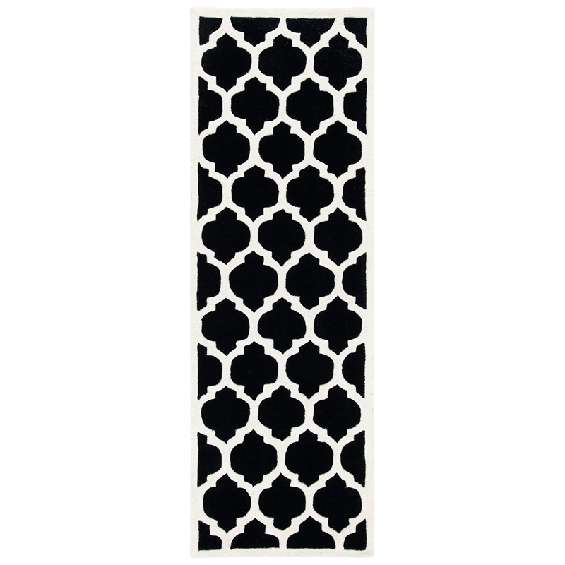 Safavieh Chatham Black Contemporary Rug - Runner 2'3