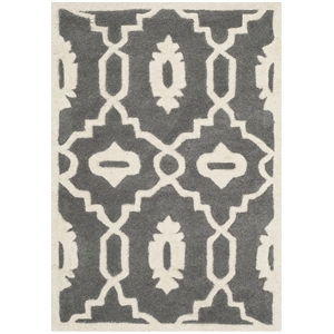 Safavieh Chatham Dark Grey Contemporary Rug - 2' x 3'