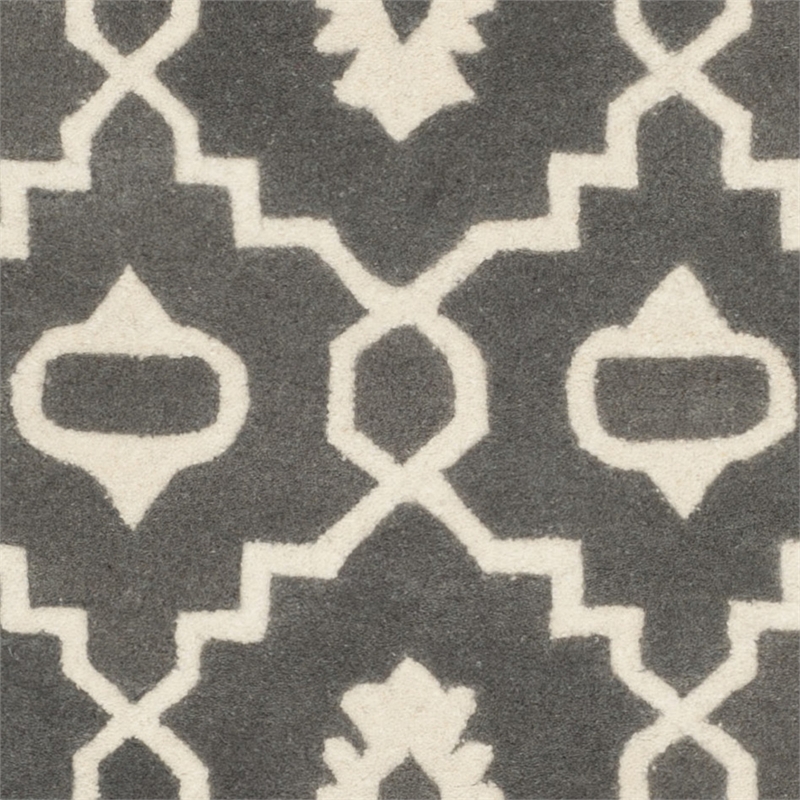 Safavieh Chatham Dark Grey Contemporary Rug - 6' x 9'