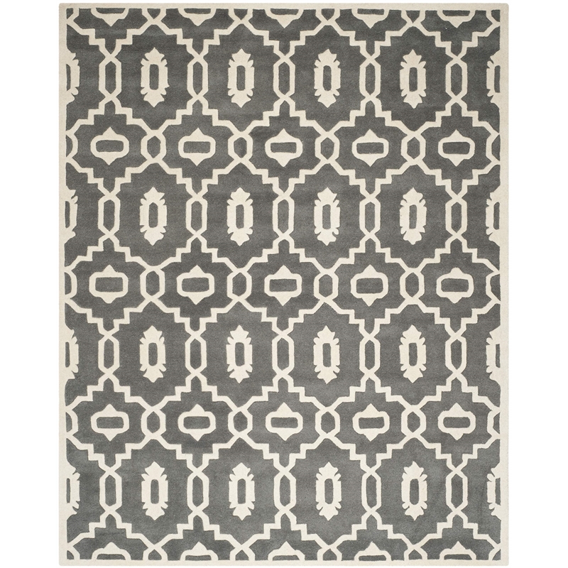 Safavieh Chatham Dark Grey Contemporary Rug - 8'9