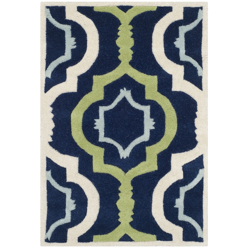 Safavieh Chatham Dark Blue Contemporary Rug - 2' x 3'