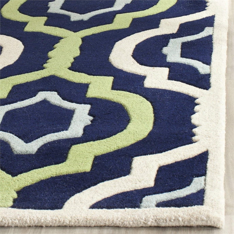 Safavieh Chatham Dark Blue Contemporary Rug - 3' x 5'