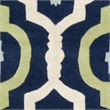 Safavieh Chatham Dark Blue Contemporary Rug - 6' x 9'
