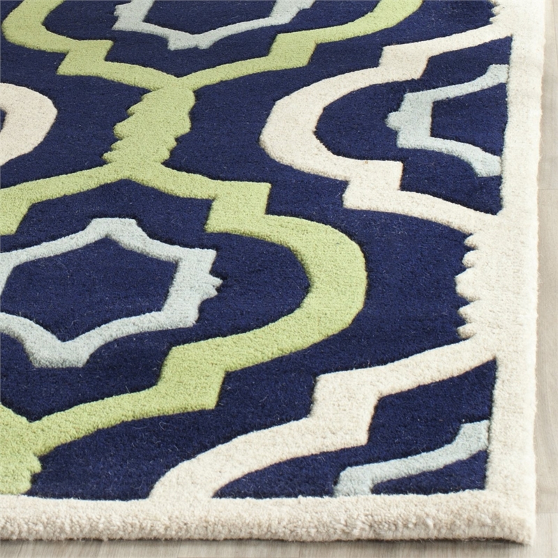 Safavieh Chatham Dark Blue Contemporary Rug - 6' x 9'