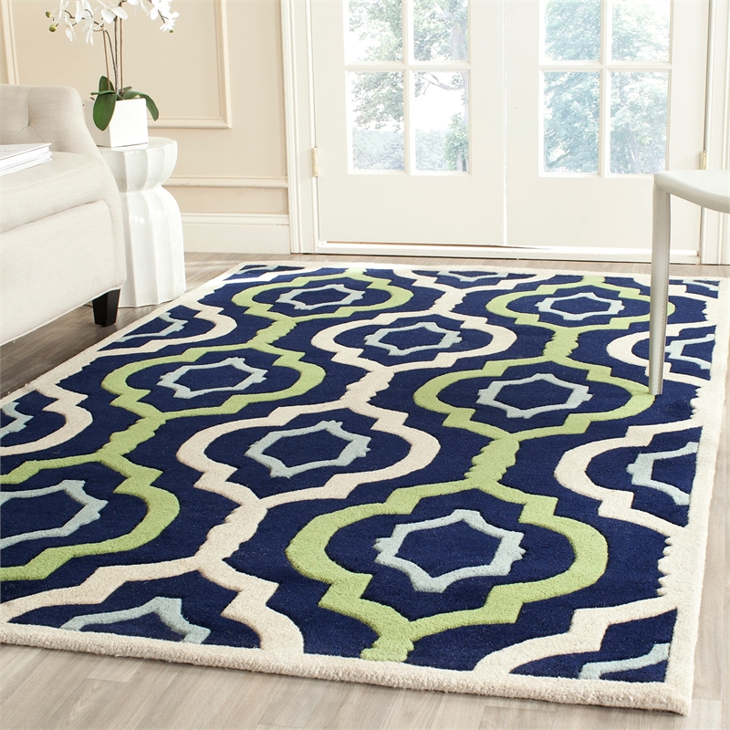 Safavieh Chatham Dark Blue Contemporary Rug - 8'9