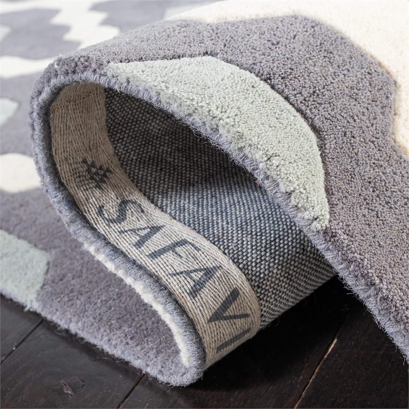 Safavieh Chatham Dark Grey Contemporary Rug - 6' x 9'