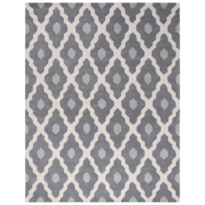 Safavieh Chatham Dark Grey Contemporary Rug - 8' x 10'