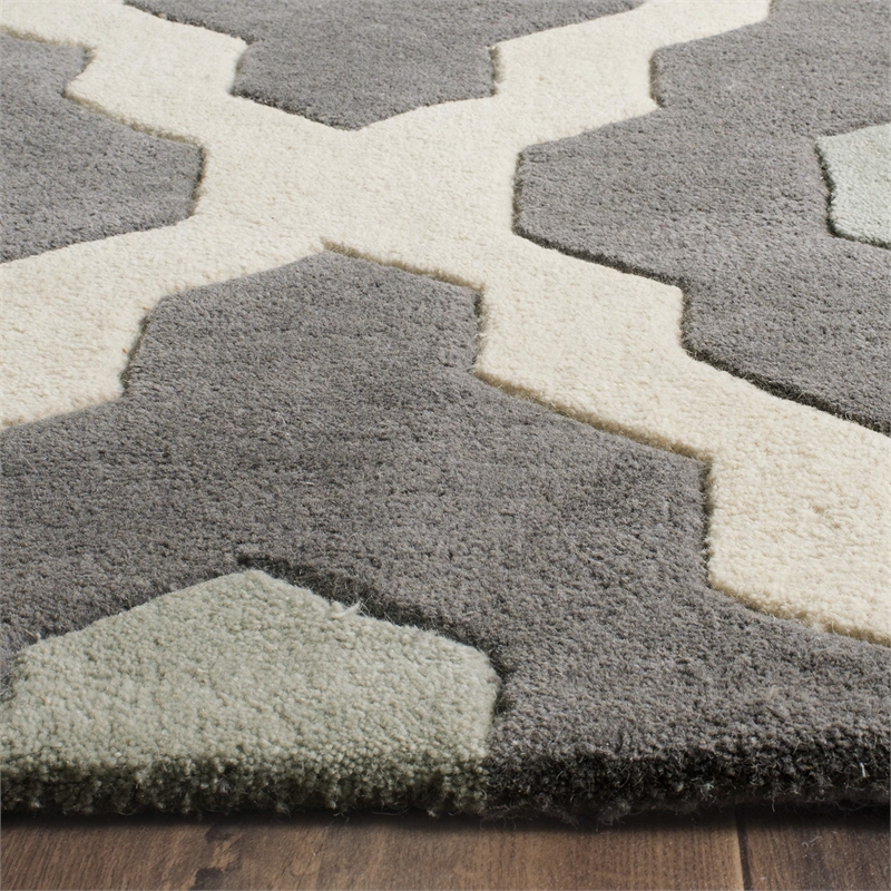 Safavieh Chatham Dark Grey Contemporary Rug - 8' x 10'