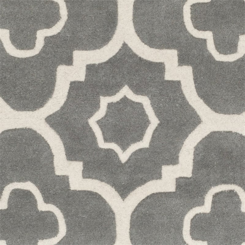 Safavieh Chatham Dark Grey Contemporary Rug - 6' x 9'