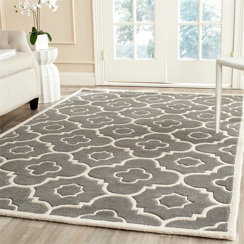 Safavieh Chatham Dark Grey Contemporary Rug - 8'9