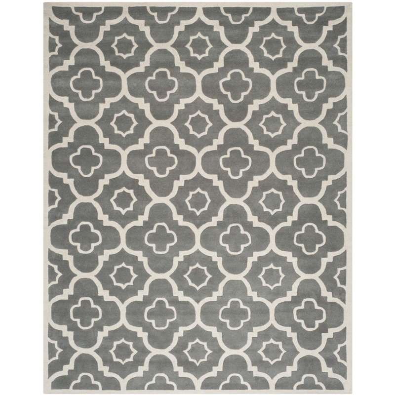 Safavieh Chatham Dark Grey Contemporary Rug - 8'9